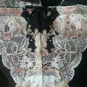 Gold lace Victoria's secret panties